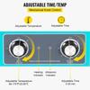 Knob Ultrasonic Cleaner 3L 40kHz Ultrasonic Cleaning Machine Knob Control Sonic Cleaner 304 Stainless Steel Ultrasonic Cleaner Machine with Heater &