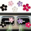 4pc/set Flower Car Outlet Vent Perfume Clips Daisy Car Interior Aromatherapy Fresheners Diffuser Clips Air Outlet Decor Clip