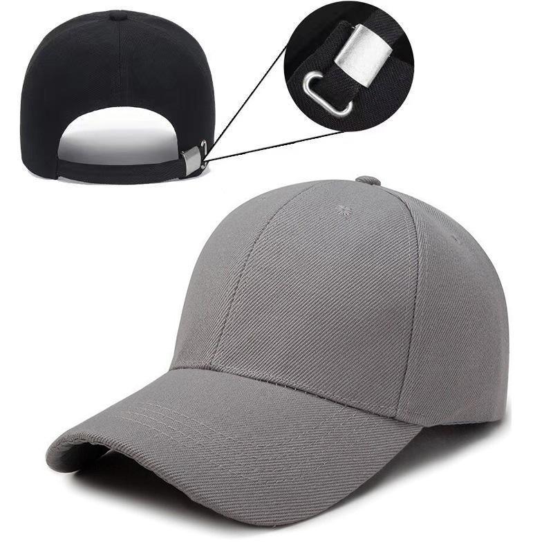 New Solid Color Unprinted Baseball Cap Men's Outdoor Fishing Korean Version Cap Women's Simple Trendy Shade Sun Protection Hat