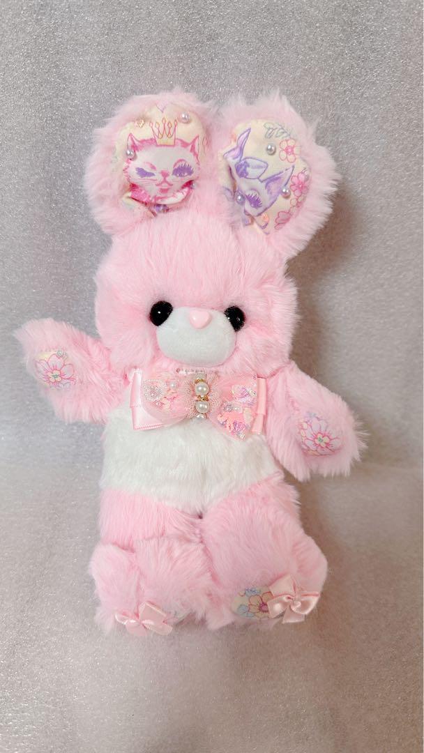 

[USED] moco Artist Rabbit Teddy Bear Handmade Plush Toy