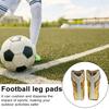 1 Pair Football Shin Pads Flexible Stable Shin Guards Elastic Reinforced Straps Thickened Shockproof Improved Shin Protection Shin Pads