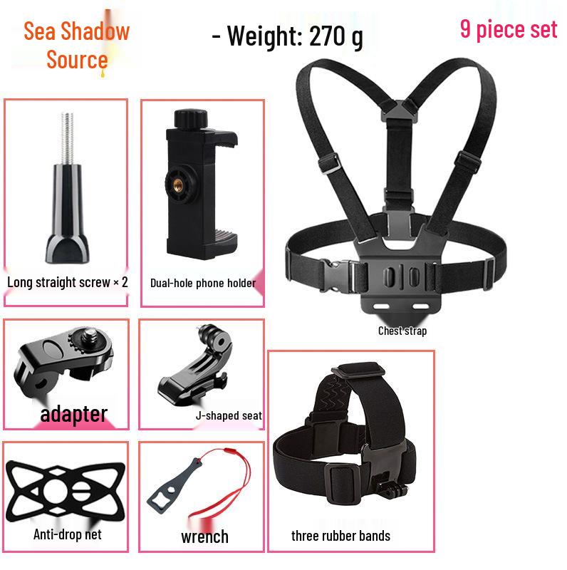 GoPro13 Chest Mount Camera and Phone Holder for Outdoor Activities