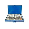 40pcs imperial tap and die set 4-40 1/2-20, used for manual internal and external thread tapping and repair tool combinations