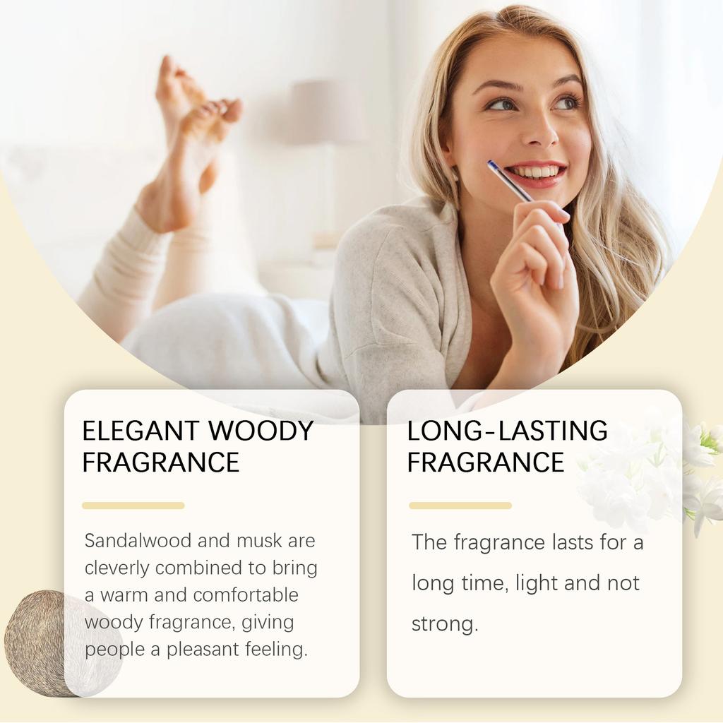 Sandalwood Perfume Fresh. Sandalwood Perfume Has A Light Scent Suitable For Daily Use Warm Comfortable50ML