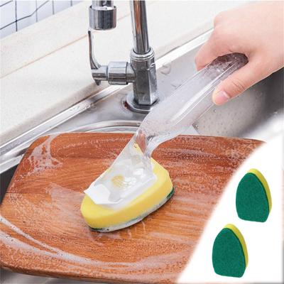 Heavy Duty Dish Wand Sponge Refill Replacement Heads For Kitchen Sink Cleaning Dish Wash Sponge