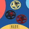 Premium Rotondo Stella a cinque punte Teschio Mente Geniale per Moto Auto Casco Racing Laptop auto Cofano Motore Parafango Coda Posteriore Decalcomania Emblema Distintivo Adesivo
