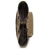 Gucci GG Supreme Canvas Front Pocket Tote Bag With Web Stripe In Beige For Unisex Daily Use