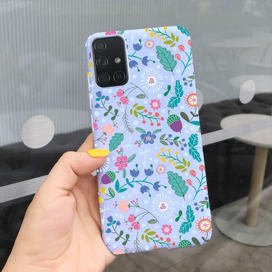 A51 A71 Case For Samsung Galaxy A51 4G Soft Touch Silicon Cover Shockproof Bumper Back Protector Bag for Samsung A 51 A 71 Coque