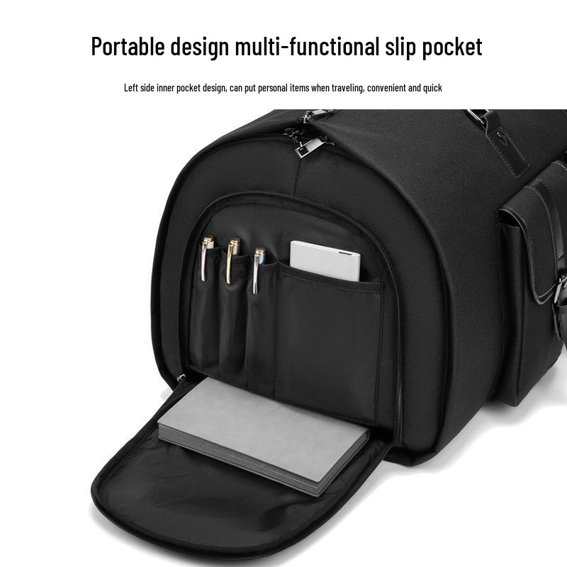 Men's Large Capacity Travel Suit Bag, Multifunctional and Foldable.