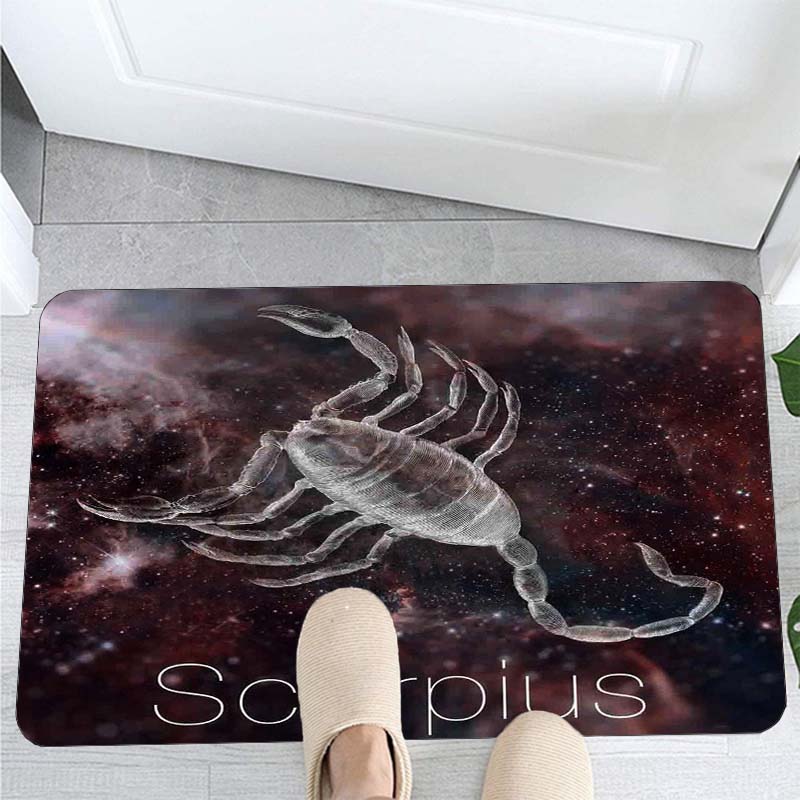 

Constellation Gemini Stain Leo Glass Doormat Килимок Килимок Килимок Килимок для дому Килимок для готелю Вітальня Килимки проти ковзання 40x120cm