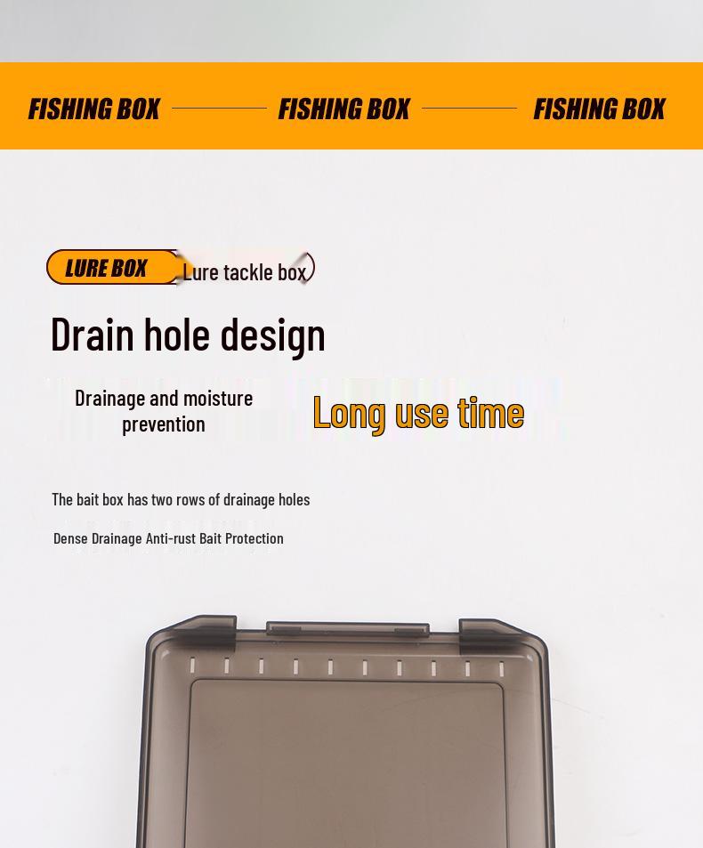 Zweischichtige doppelseitige Angelköder-Aufbewahrungsbox