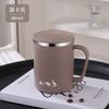 304 Stainless Steel Double-Layer Anti-Scalding Tape Cover Mouthwash Cup Coffee Cup Tea Cup Printable Gift