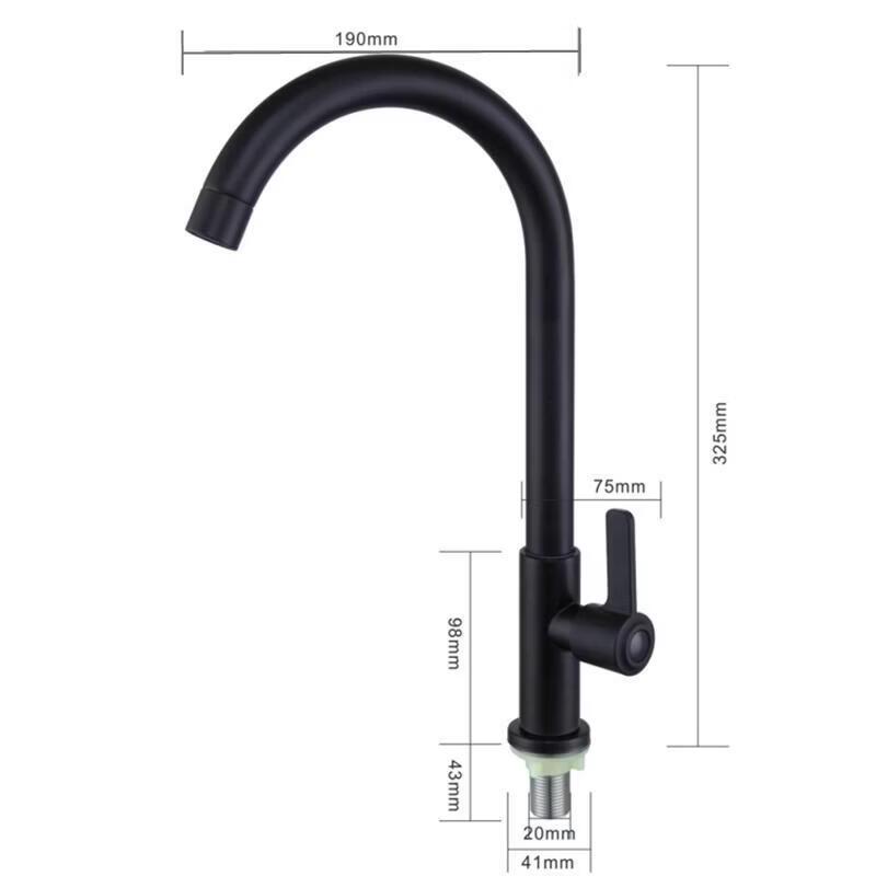 TLXT Kitchen Sink Faucet