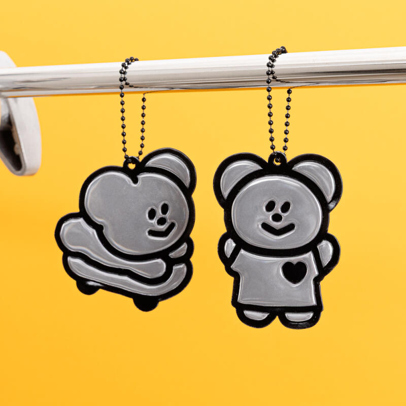 Светоотражающий брелок для ключей Момо Heart Momo