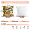 4Pcs/Set 45X45Cm Autumn Pumpkin Sunflower Pillowcase Bedroom Sofa Living Room Cushion Cover 100% Polyester Home Decor
