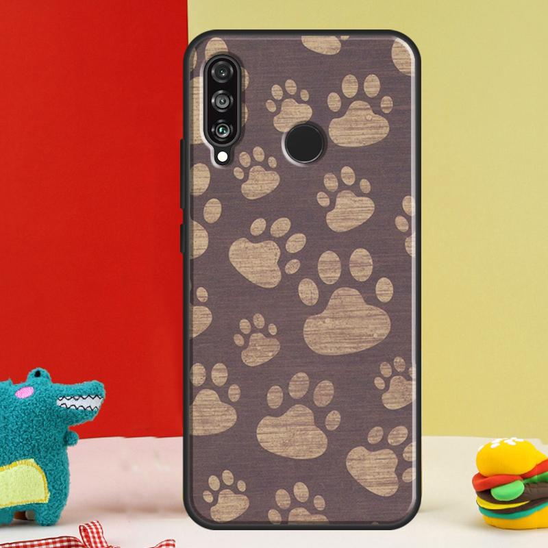 Dog Paw For Huawei Nova 12i 12s 11i 5T 9 10 SE Y91 Y90 Y60 Y70 Y72 Y61 P60 Pro P20 P40 P30 Lite Case