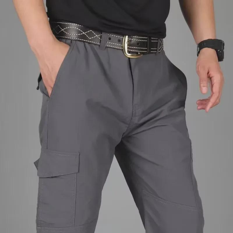 Herren-Overalls mit mehreren Taschen: Neuer Herbststil, Amerikanische Trendmarke, Lockere Lässige Outdoor Gerade Hose