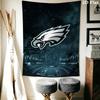 Philadelphia Eagles Wandteppich Ästhetisches Wandbehang Gedruckter Stoffdecke Dekorative Wandteppiche für Schlafzimmer Wohnzimmer Heimdekoration
