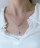 Pearly More Mini Cubic Heart Necklace_Pm26N019Ss