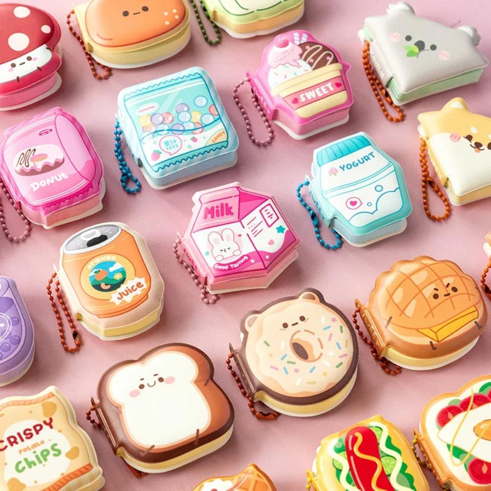 Special-shaped Cute Pocket Sticky Notes Cartoon Soft Silicone Cover Memo Pad  Student Pendant