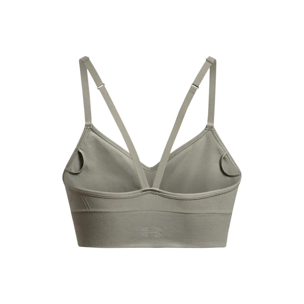 Under Armour Seamless Solid Training Low-Intensity Sports Bra Women underwear Forest-Green 1380428-504