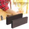 2/4pcs Ebony Lumber Rare Wood Block Handle Blank DIY Craft Handicraft Musical Instruments Tools Replacement Parts
