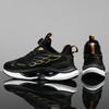 Men'S Casual Shoes Shockproof Comfortable Real Explosion Breathable Technology Rotating Button Trend Sports Shoes