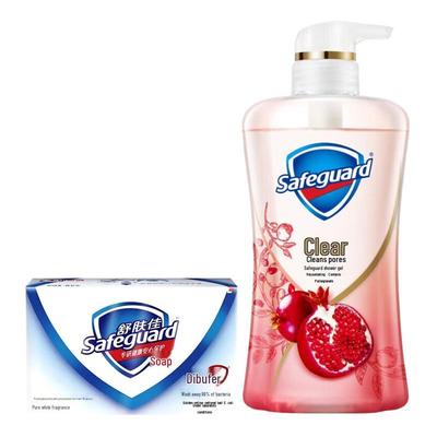 Safeguard Dual-Action Soap & Red Pomegranate Shower Gel Set