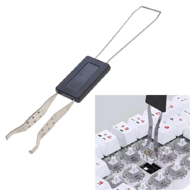 Estrattore di Keycap in Acciaio Inossidabile Rimuovi Keycap per Manutenzione Tastiere Meccaniche per Casa o Ufficio