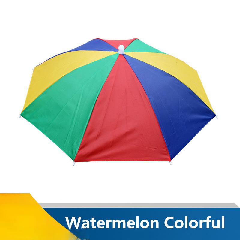 Tragbarer Regen-Schirmhut Faltbarer Outdoor Pesca Sonnenschutz Wasserdicht Camping Angeln Kopfbedeckung