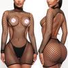 Erotic Crotchless Lingerie Women Sexy Open Crotch Panties Bra Set Sling Exposed Chest Bodystocking Fishnet Hollow Underwear Sets