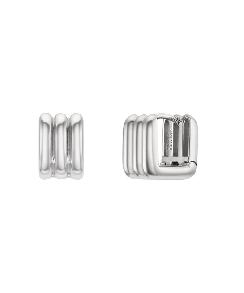 Stonehenge Silver One-Touch Earrings Sc26A33E