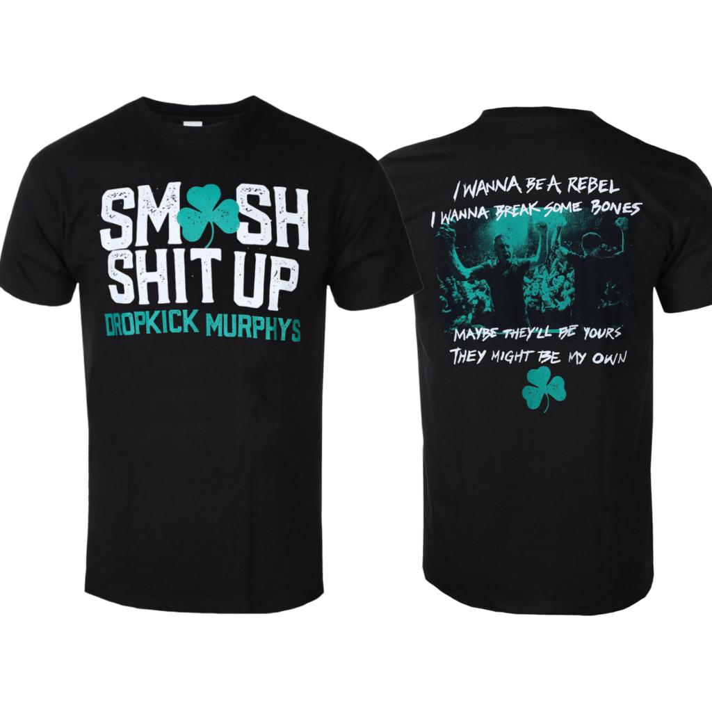 Dropkick Murphys Skelly Skull Printed Tshirt Celtic Punk Band Style Daily Tshirt Suitable For Both Unisex And Unisex