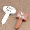 3Pcs Resin Sign Board Bonsai Figurines Micro Landscape Crafts Signboard Miniatures Fairy Garden