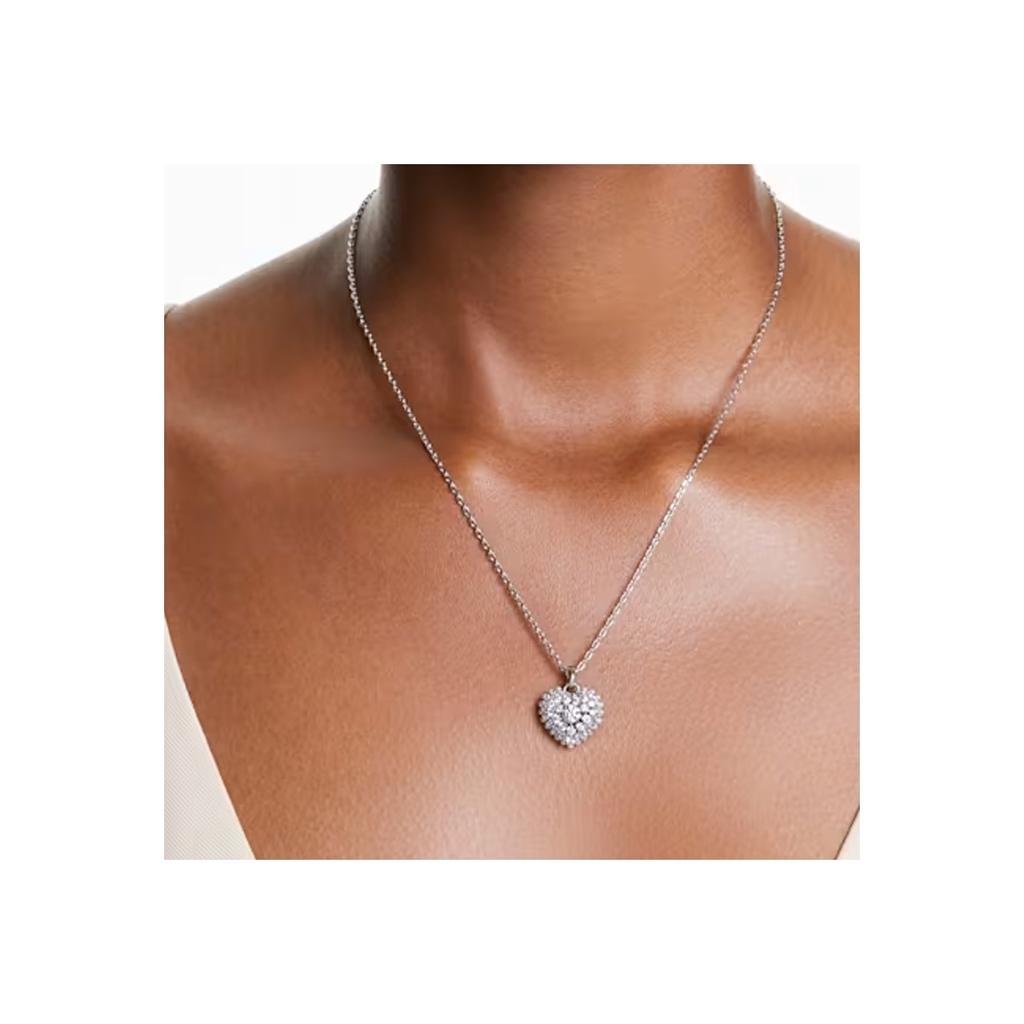 Swarovski Idyllia Heart Pendant Necklace Women Necklace Silver 5684386