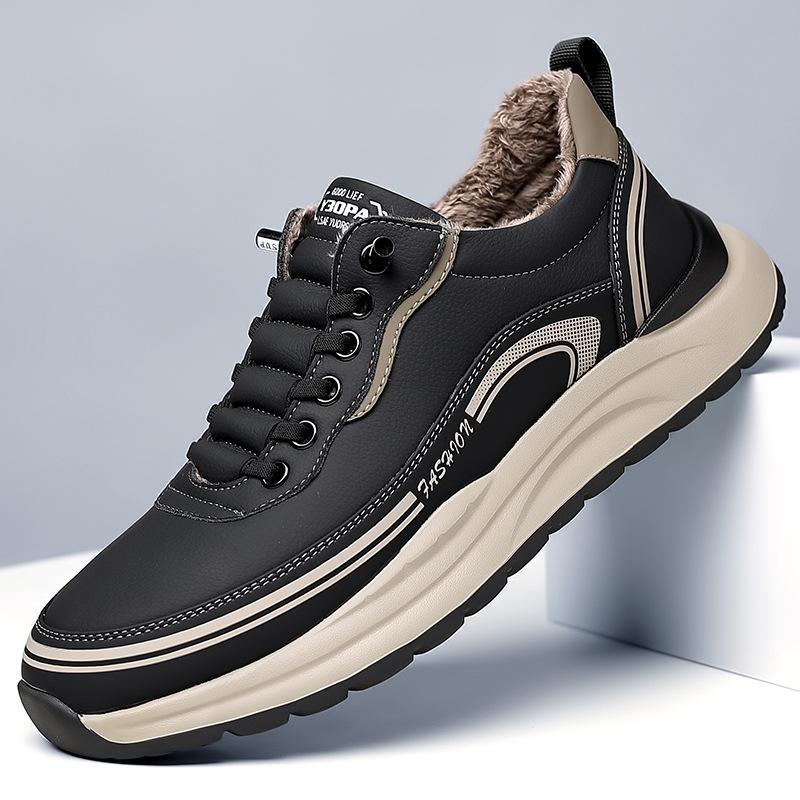 Spring and Autumn new men's cotton shoes casual men's shoes versatile, lightweight non-slip soft-soled trendy shoes