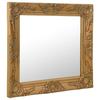 VidaXL Wall Mirror Baroque Style 50x50 Cm Gold 320313
