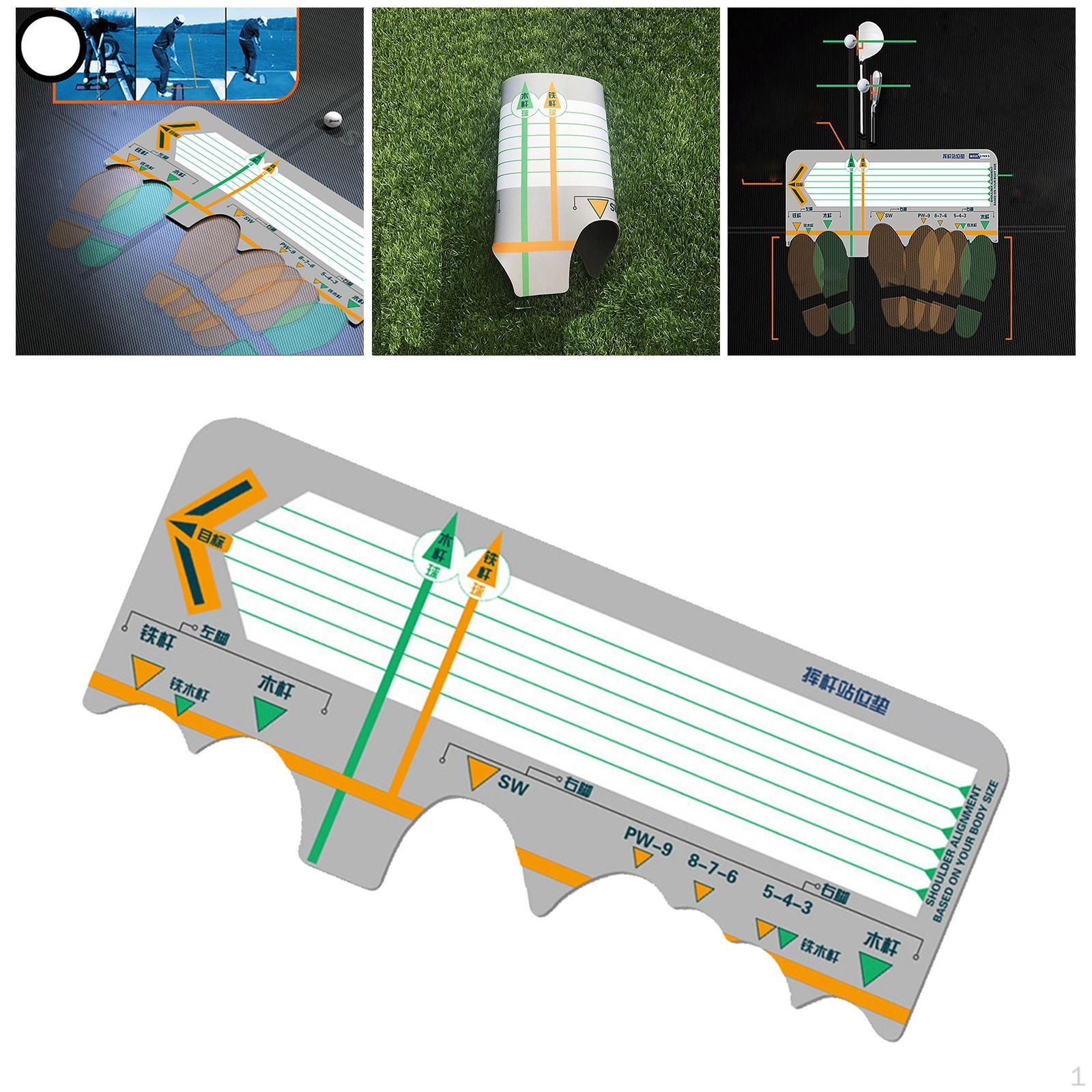 

Golf Stance Mirror Alignment Perfect Posture Assist for Indoor Women