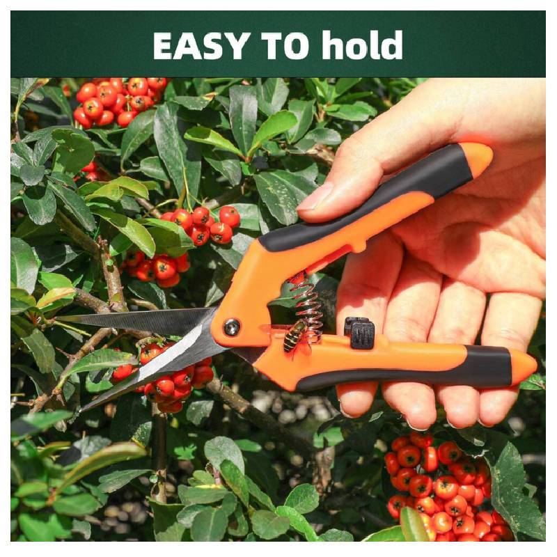 Garden Shears Set With Stainless Steel Blades For Pruning Fruit Trees And Garden Use
