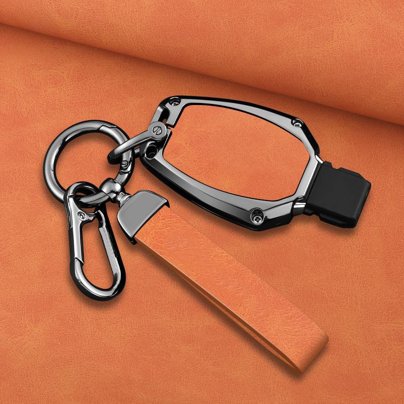 2 3 Button Zinc Alloy Leather Car Key Cover, For Mercedes-Benz A B C E R Class Gls Gla Glk Glc Cls Cla W204 W205 W212 W463 W176