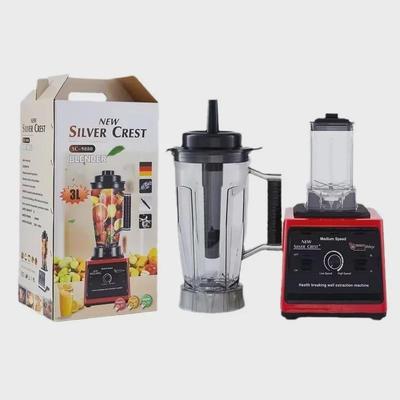 Licuadora de acero inoxidable de alta potencia: 6 en 1 para hacer jugos, carne picada y hielo picado.