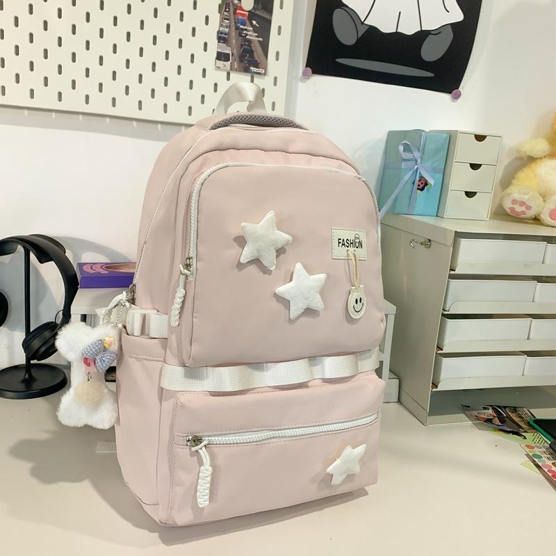 Высококачественный школьный рюкзак женский для средней школы корейская версия однотонный маленький свежий рюкзак кампус ins стиль рюкзак для студента модный single bag