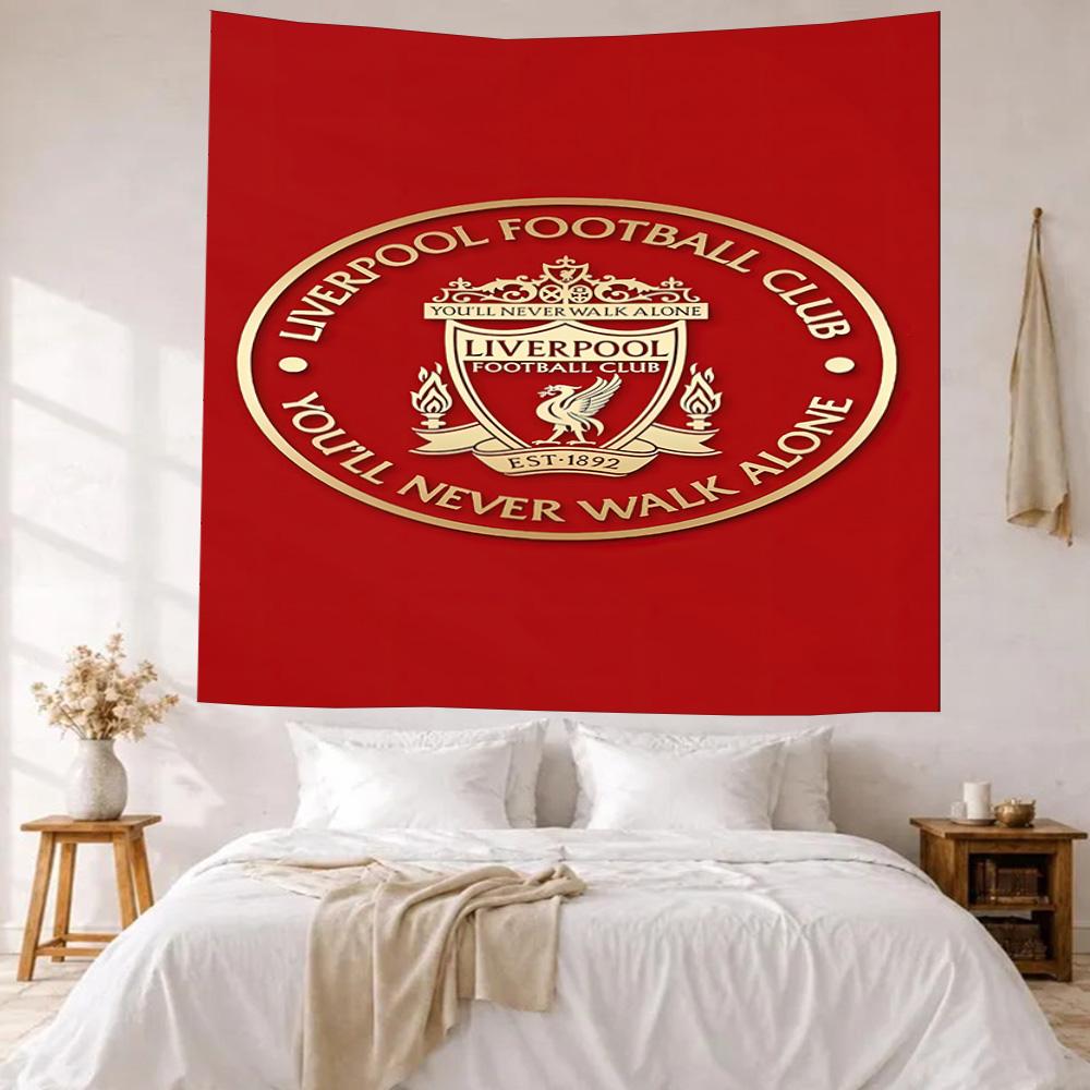 Liverpool Football Club Wanddekoration Wandteppich Kunst Für Haustiermemorial Geburtstag Hochzeitsparty Kulisse Familiengeschenk