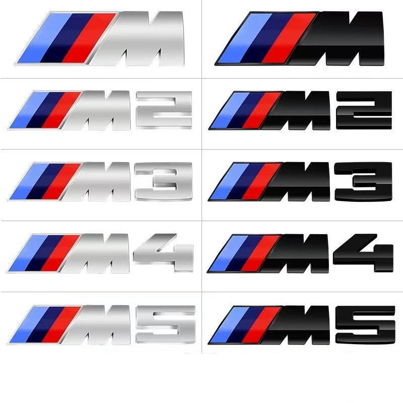 BMW M Series Rear Fender Logo Sticker for M1-M6, 3 & 5 Series, X6M