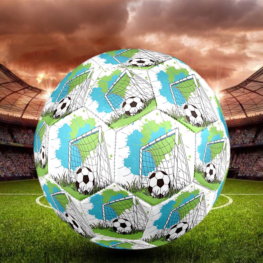 1pc Soccer Goal Ball Size 5 Suitable for Training & Matches, Machine-Stitched, Wear-Resistant Anti-Slip Covering, Gift for Christmas, Birthday. Q61708