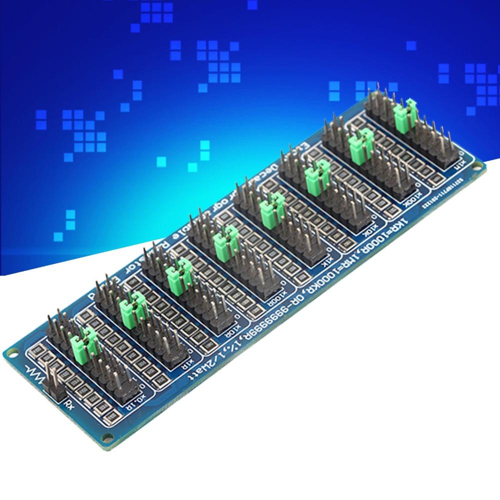 0.1R Accuracy Slide Resistor Board 0.1R - 9999999R Resistance Module  Laboratory Equipment