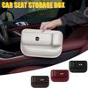 CBEJ7 Leather Car Seat Gap Crevice Storage Box Organizer Cup Holder For MINI Cooper S JCW WORKS R55 R56 F55 F56 R57 R58 R59 CLUB MAN