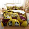 3D Print Hip Hop Smiley Bedding Set Boys Girl Twin Queen King Size Duvet Cover Pillowcase Bed Boys Adult Home Textiles
