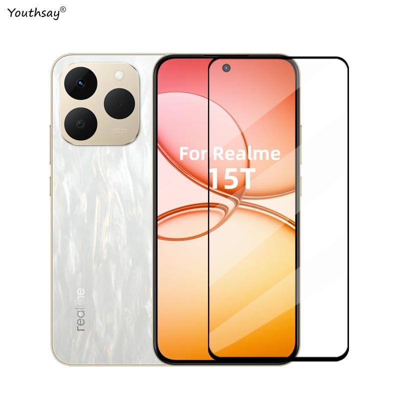 Full Cover Tempered Glass For Realme 15T Glass Realme 15T Screen Protector Protective Phone Lens Film For Realme 15T