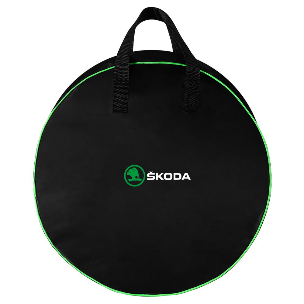 AET1 1Pcs Car Trunk Organizer Bag Charging Cable Storage Box For Skoda Rapid Scala Kodiaq Fabia Kamiq Karoq Octavia A5 A7 S VII VRS